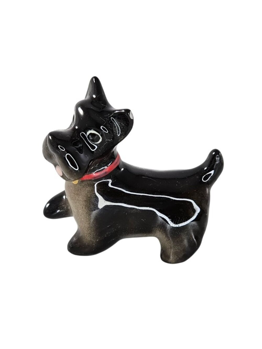 Hagen Renaker Scottish Terrier Scotty Dog Miniature Figurine A075 A856 *CHIP*